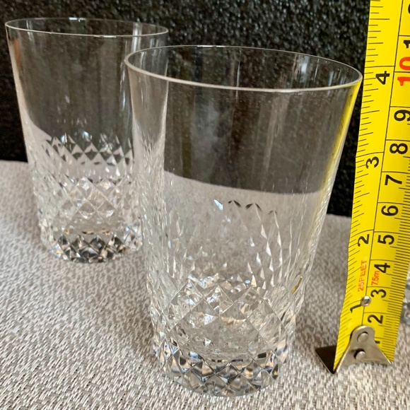 Vintage Mid-Century Modern Crystal Stemware Lowball Old Fashion - set of 6 - Picture 5 of 5
